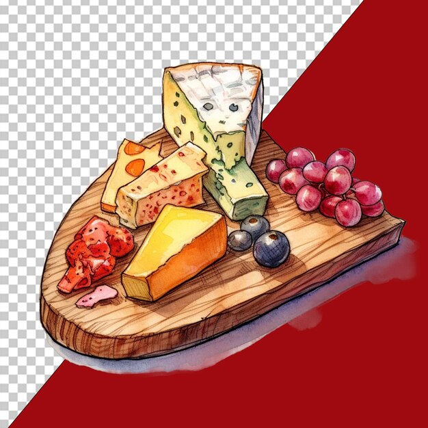 PSD png のチーズ料理