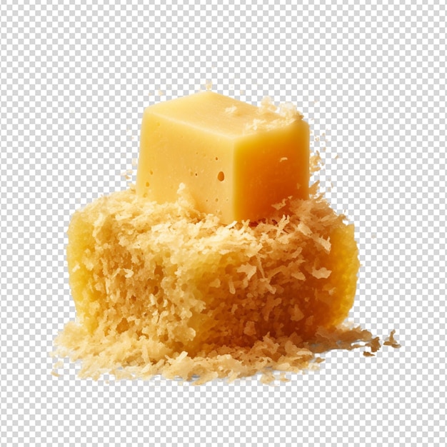 PSD Сыр, изолированный на белом фоне