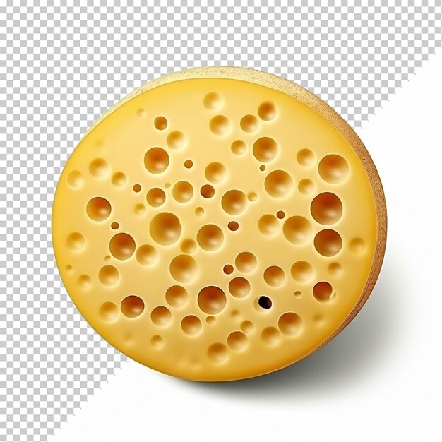 PSD cheese isolated on transparent background