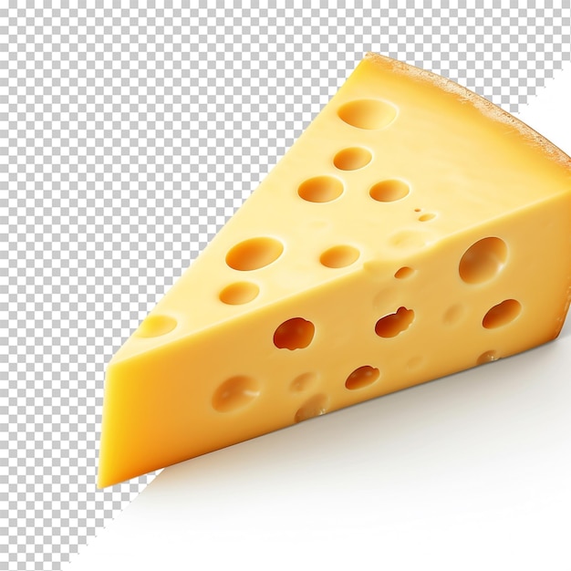 PSD cheese isolated on transparent background