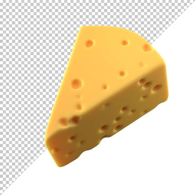 Cheese isolated on white background