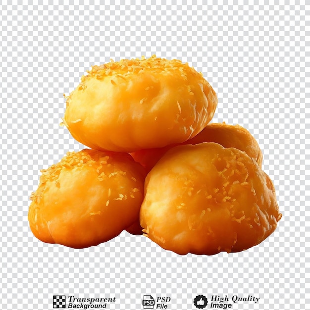 PSD cheese puffs isolated on transparent background