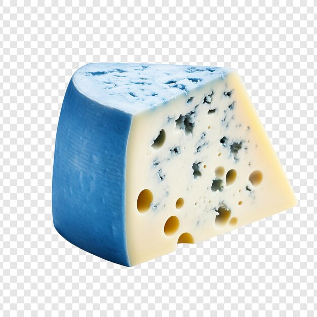 PSD Сыр синего цвета, выделенный на прозрачном фоне