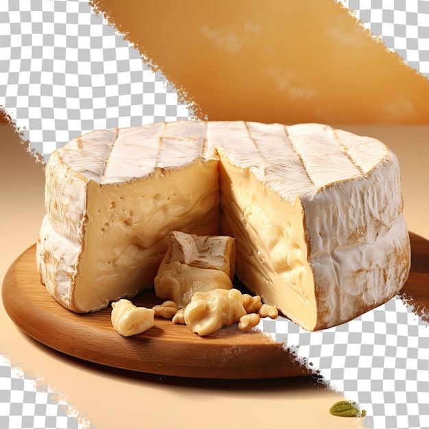 Formaggio su sfondo trasparente