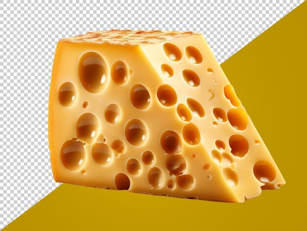 PSD 투명한 배경의 치즈