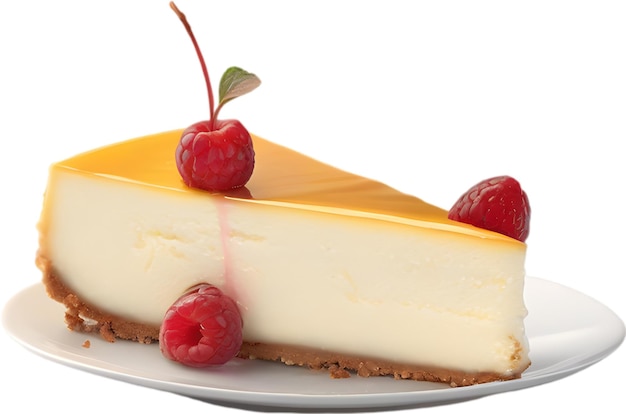 PSD チーズケーキ美味しく見えるチーズケイクのクローズアップ