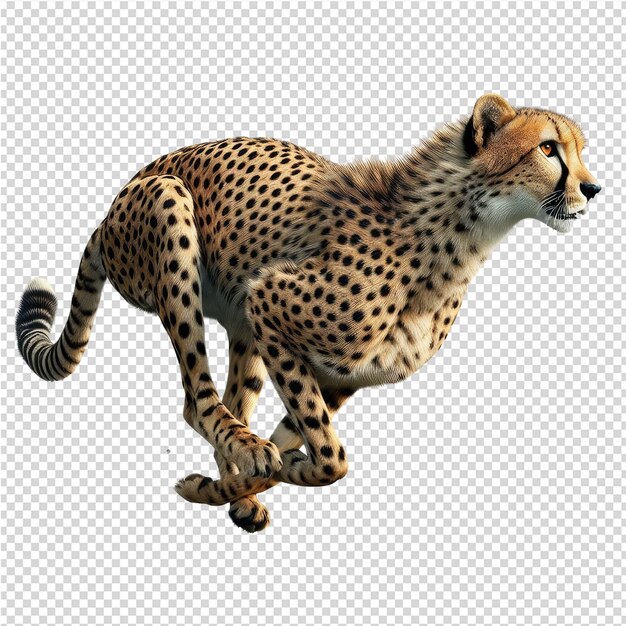 PSD a cheetah is on a rock and has a cheetah on its back