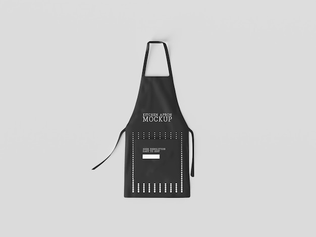 PSD chef apron mockup