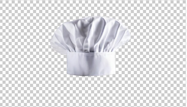 PSD chef hat isolated on transparent background