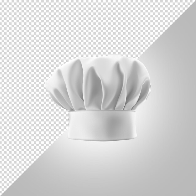 PSD a chef hat with a white hat