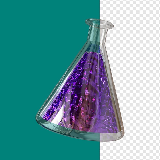 PSD chemical flask