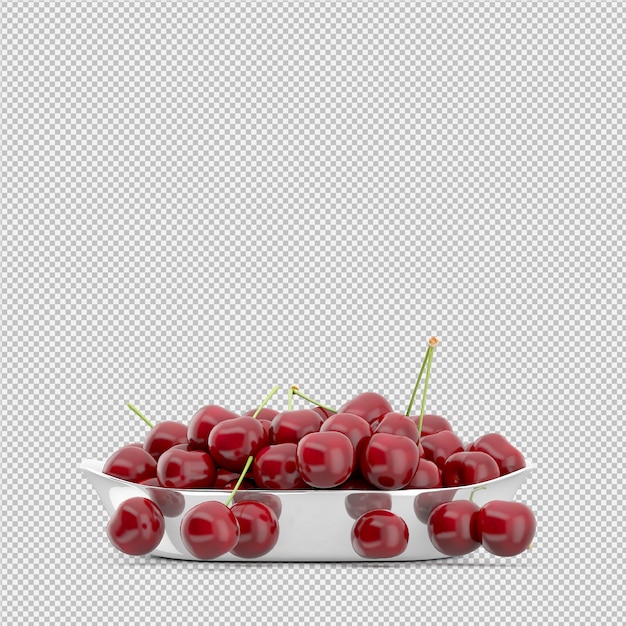 Cherries 3d render