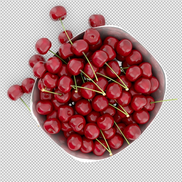 Cherries 3d render