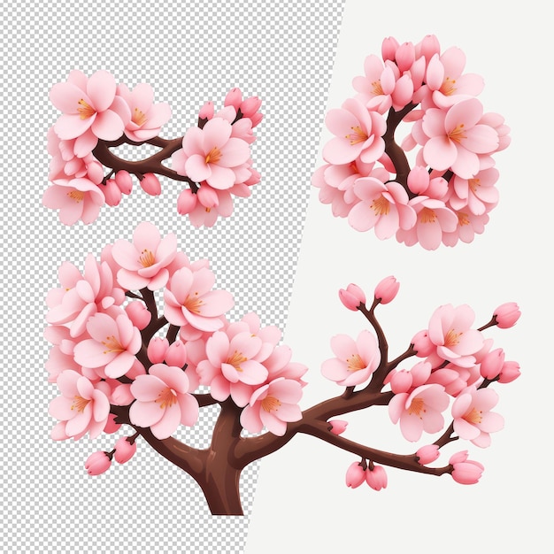 PSD cherry blossom