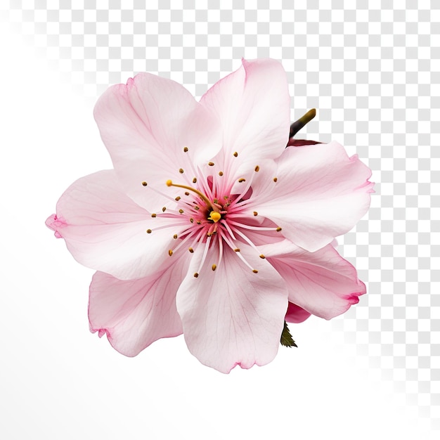 Cherry blossoms isolated on transparent background