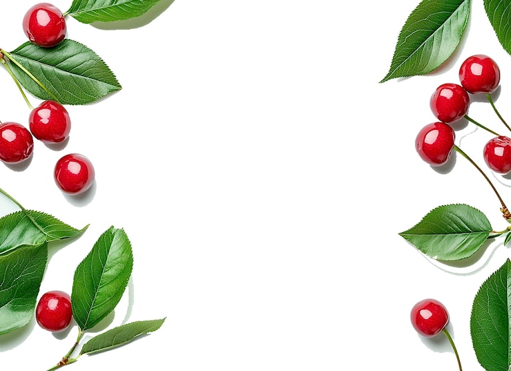PSD cherry fruit hd quality