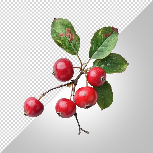 PSD cherry isolated on white