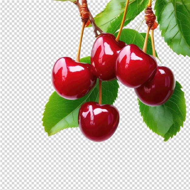 PSD a cherry tree with a leaf that says cherry on it