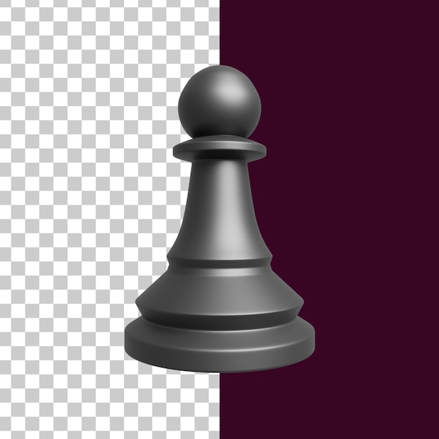 Chess in 3d rendering