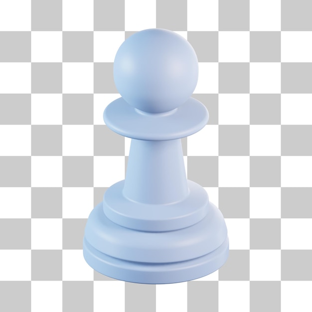 PSD chess pawn 3d icon