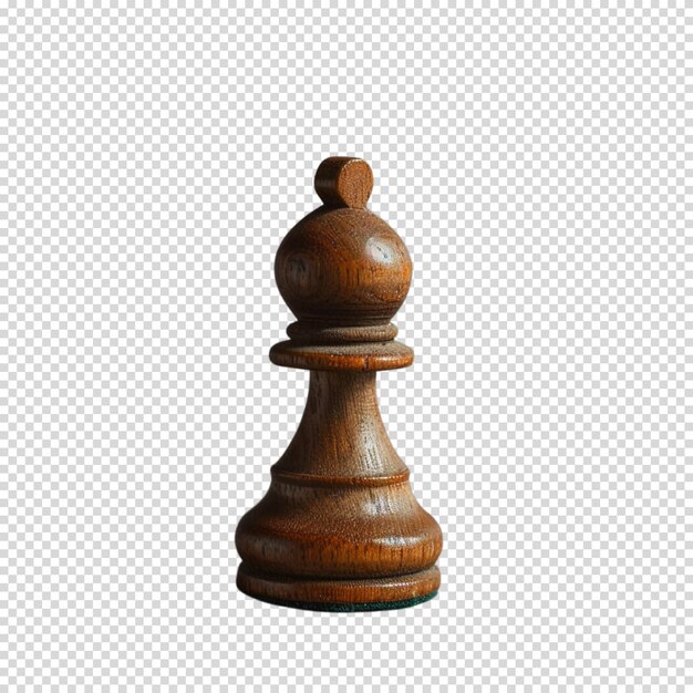 PSD chess pawn isolated on transparent background