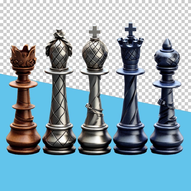 PSD chess pieces