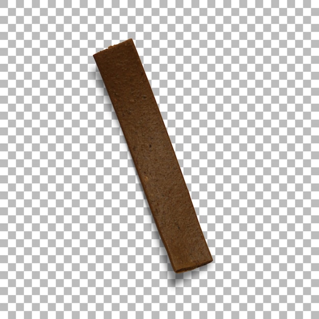 Chew stick for pet isolated