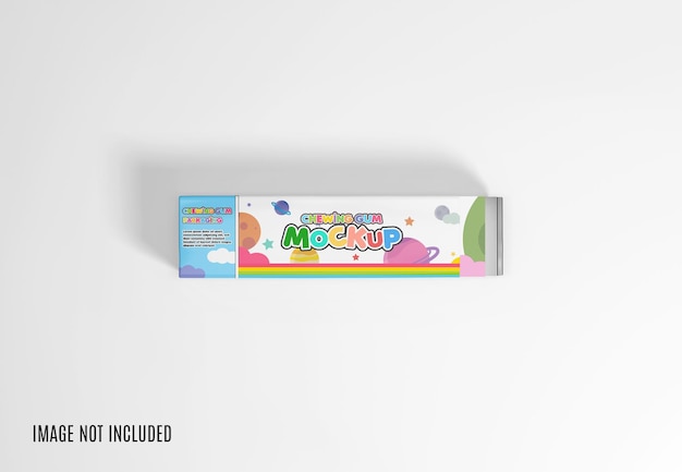 PSD chewing gum mockup