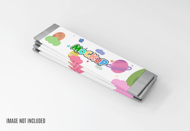 PSD chewing gum mockup