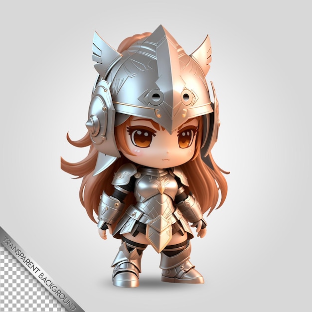 Chibi character cute cartoon transparent background