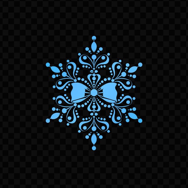 Chic gardenia snowflake logo met delicate parels en een sati creative psd vector design cnc tattoo