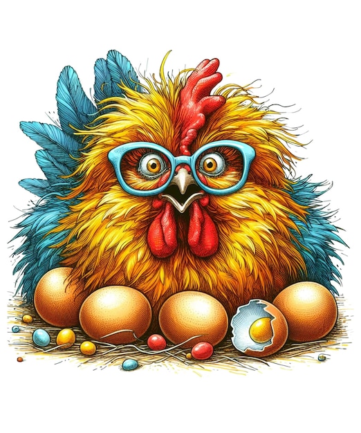 PSD chicken clipart