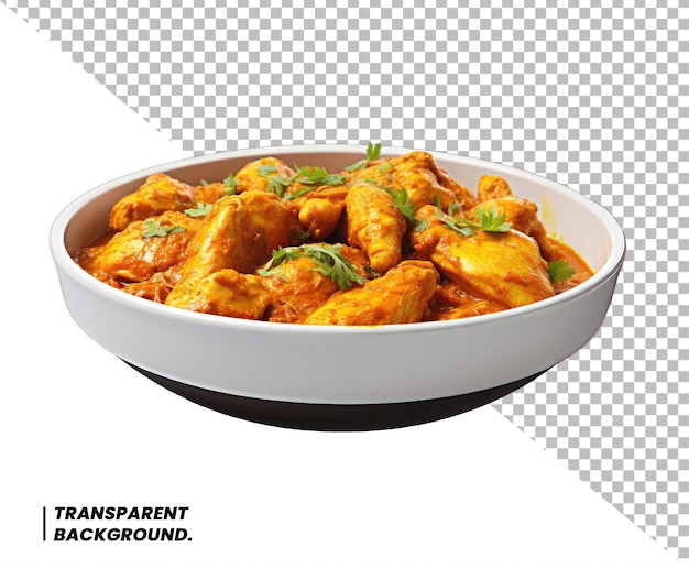 PSD chicken curry food transparent background