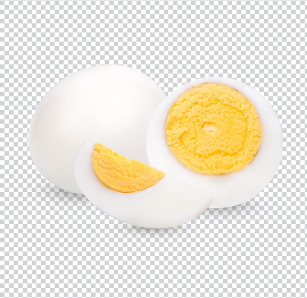 PSD chicken egg ,boiled egg isolated premium psd
