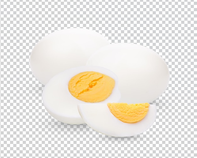 Chicken egg ,boiled egg isolated premium psd