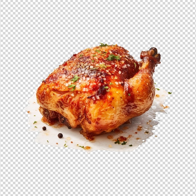 PSD chicken isolated on white background