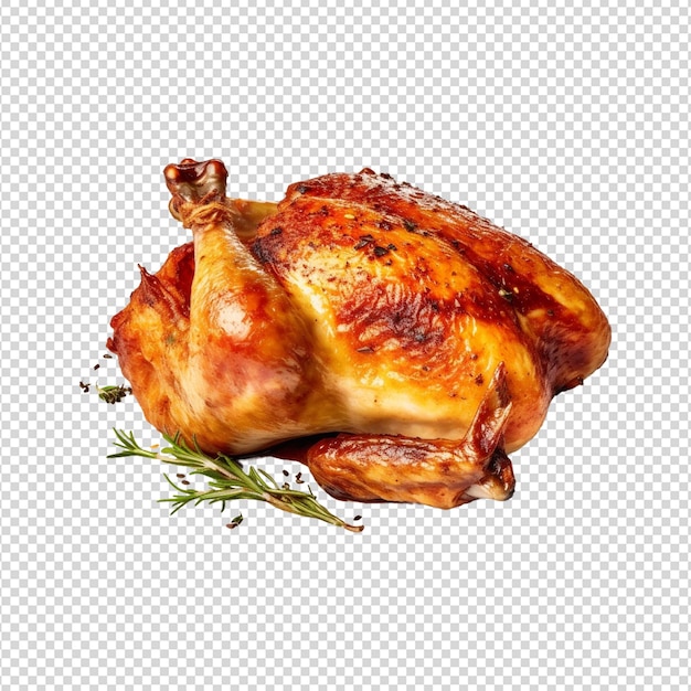 PSD chicken isolated on white background