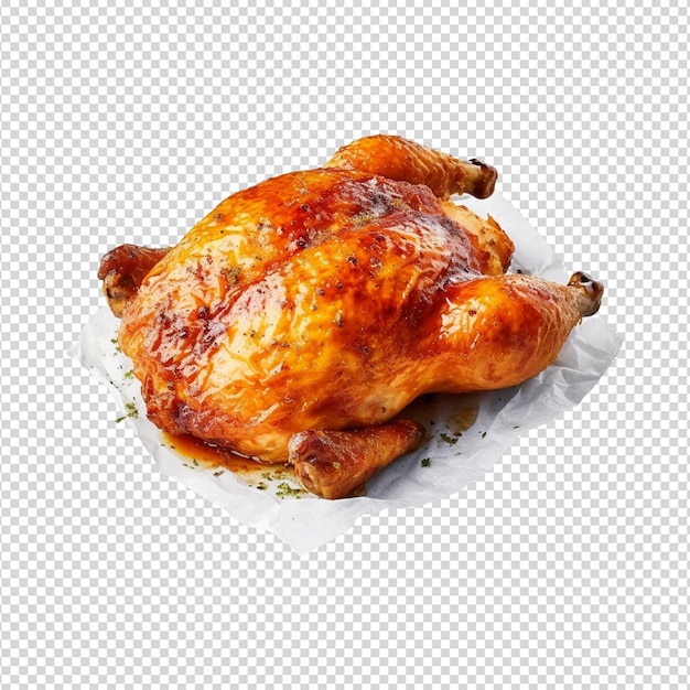 PSD chicken isolated on white background