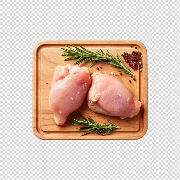 PSD chicken isolated on white background