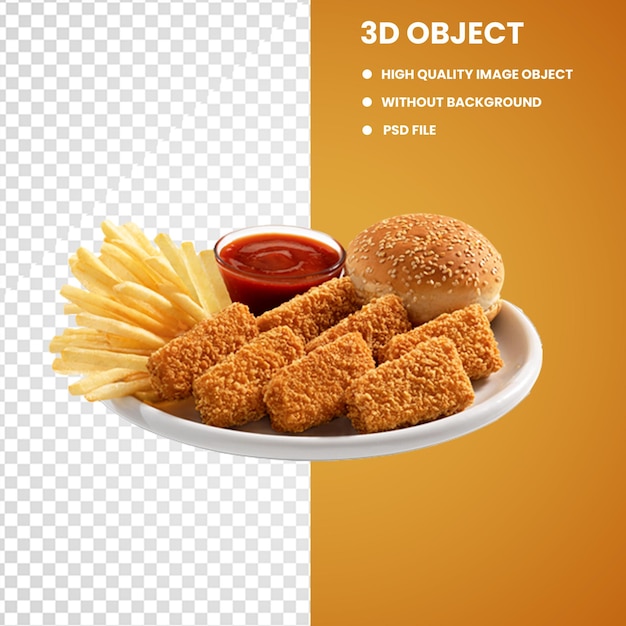 PSD chicken nugget