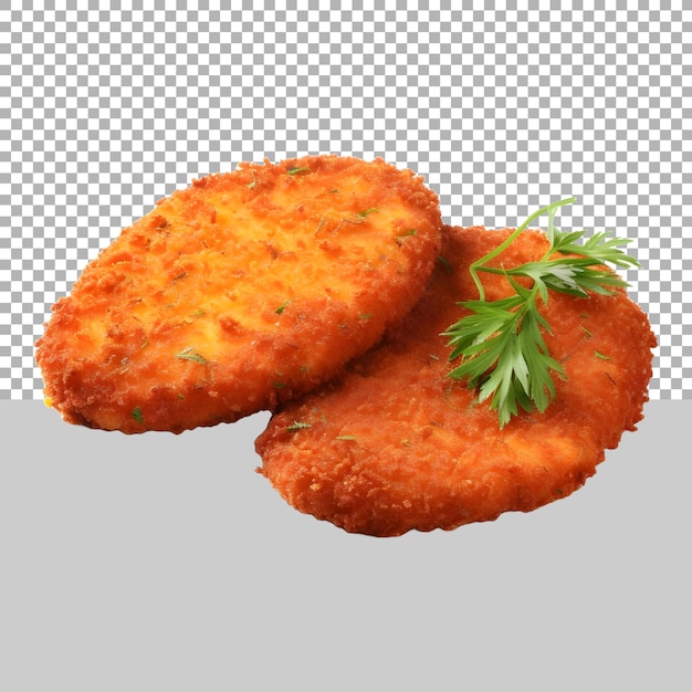 PSD chicken nuggets on transparent background ai generated