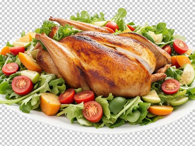 PSD chicken roasted with salad