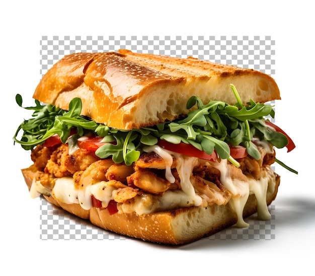 PSD chicken sandwich psd