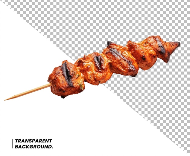 PSD satay di pollo isolato