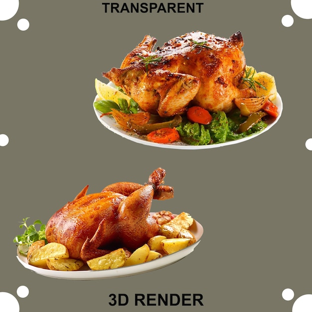 Chicken tikka doorzichtige achtergrond