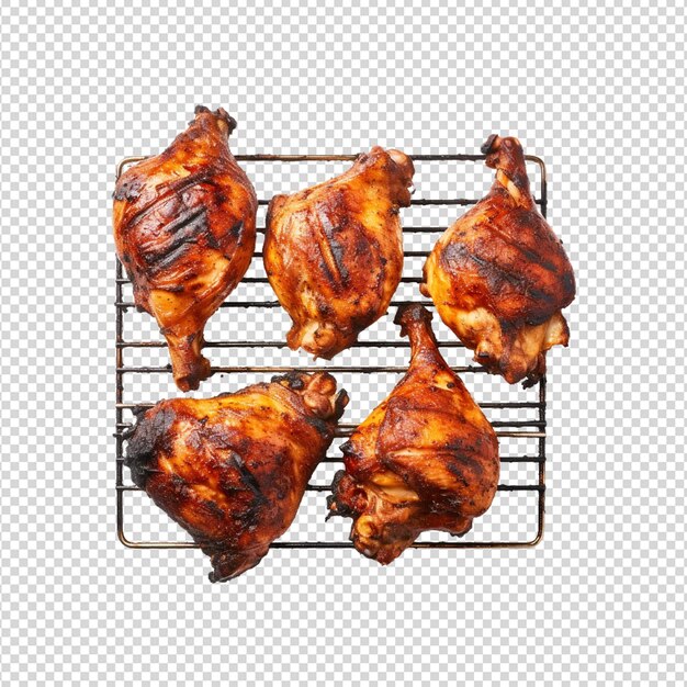 PSD chicken wings isolated