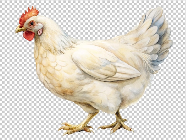 Pollo con corpo bianco