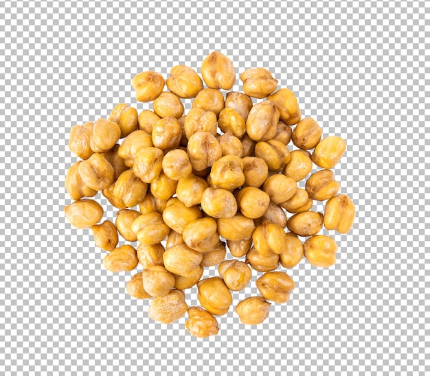 PSD chickpeas isolated on alpha layer