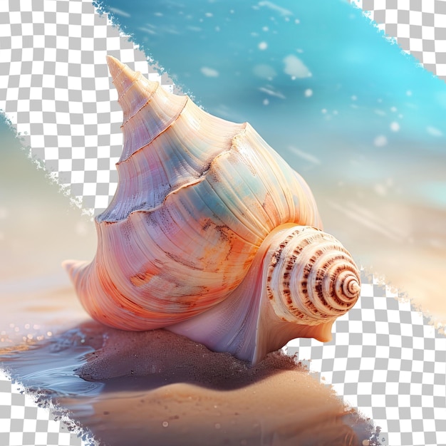 PSD chicoreus ramosus also known as the ramose murex or branched murex is a predatory sea snail belonging to the muricidae family transparent background
