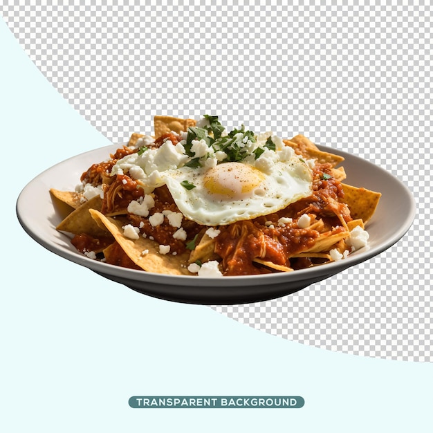 Chilaquiles mexicaans eten